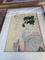 Japanse Houtblok Prent, Ophalen of Verzenden