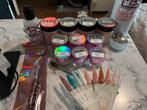 Acryl nagel spullen, Sieraden, Tassen en Uiterlijk, Uiterlijk | Cosmetica en Make-up, Overige kleuren, Ophalen of Verzenden, Zo goed als nieuw