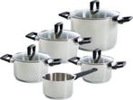Pannenset 9-delig BK Blue Label, Nieuw, Pannenset, Ophalen of Verzenden, Rvs