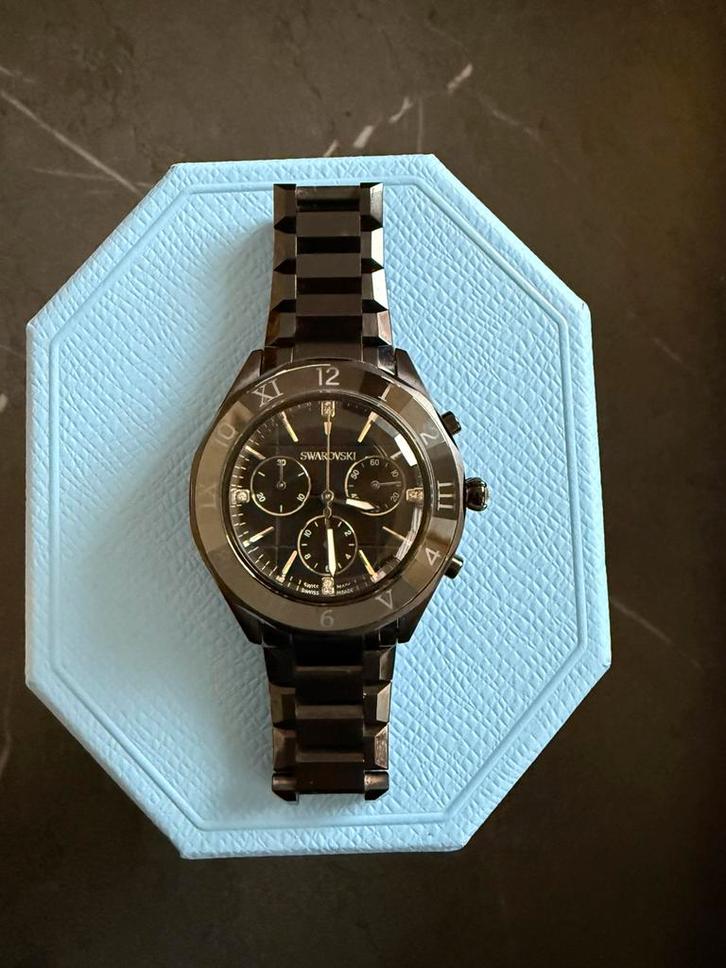 Swarovski chronograaf horloge – Swiss Made – origineel, Sieraden, Tassen en Uiterlijk, Horloges | Heren, Zo goed als nieuw, Polshorloge