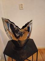 Zilverkleurige vazen - Set van 2, Ophalen, Overige materialen, Gebruikt, Overige kleuren