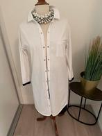 NIEUW Anna blue lang vest/tuniek/blouse maat M, Maat 38/40 (M), Wit, Nieuw, Ophalen of Verzenden