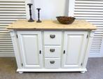 Prachtig wit landelijke commode dressoir 135 cm, Ophalen, Gebruikt, 150 tot 200 cm, Onbekend