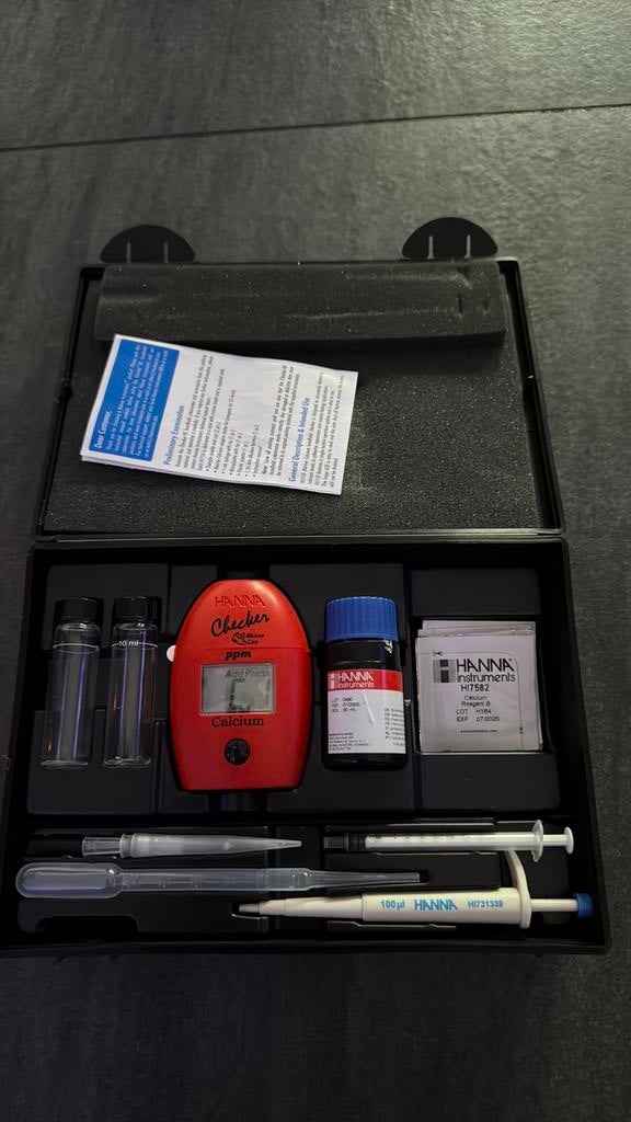 Calcium hanna checker, Ophalen of Verzenden, Zo goed als nieuw