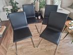 4x IKEA VOLFGANG stoelen - Zwart, Huis en Inrichting, Stoelen, Ophalen, Zo goed als nieuw, Zwart, Vier