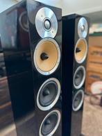 B&W CM8 Speakers hoogglans zwart, Ophalen, Gebruikt, Bowers & Wilkins (B&W), 120 watt of meer