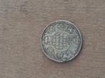 India two annas 1917 zilver, Ophalen of Verzenden, Zuid-Azië, Zilver