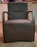 Grijze fauteuil stoel zitstoel, Ophalen, Zo goed als nieuw, 75 tot 100 cm