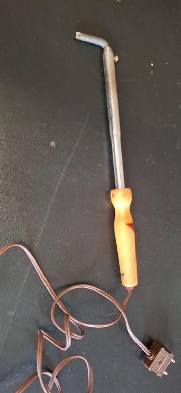Vintage soldeerbout, houten handvat beschikbaar voor biedingen