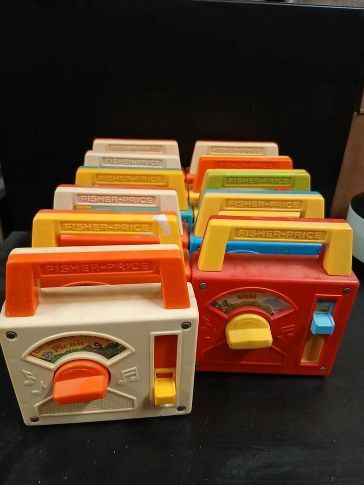 Vintage Fisher-Price Speelgoed Radio, Kinderen en Baby's, Speelgoed | Overig, Gebruikt, Jongen of Meisje, Ophalen of Verzenden
