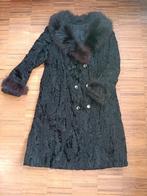 Vintage elegante bontjas, Kleding | Dames, Jassen | Winter, Ophalen of Verzenden, Zo goed als nieuw, Maat 38/40 (M), Zwart
