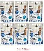 Kattenbakvulling premium Silica - 6 x 5 Liter, Ophalen of Verzenden, Nieuw, Gesloten