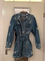 Spijkerjack lang maat L, Ophalen of Verzenden, Nieuw, Blauw