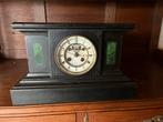 Antieke Schoorsteenklok met Inlegwerk, Ophalen of Verzenden