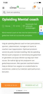 Cursusmateriaal Mental Coach - 2 Mappen, Boeken, Studieboeken en Cursussen, Ophalen of Verzenden, Gamma, Zo goed als nieuw, Niet van toepassing