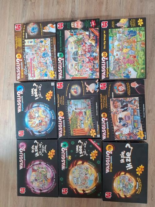 Wasgij Puzzels 9 Stuks, Hobby en Vrije tijd, Denksport en Puzzels, Legpuzzel, 500 t/m 1500 stukjes, Ophalen of Verzenden