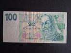 100 korun Czech  Republiek vf+ 1993, Ophalen of Verzenden, Overige landen, Los biljet