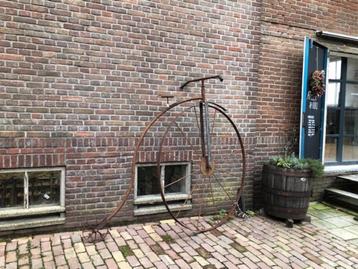 Antieke Hoge Bi fiets / Oude originele Fiets Antiek