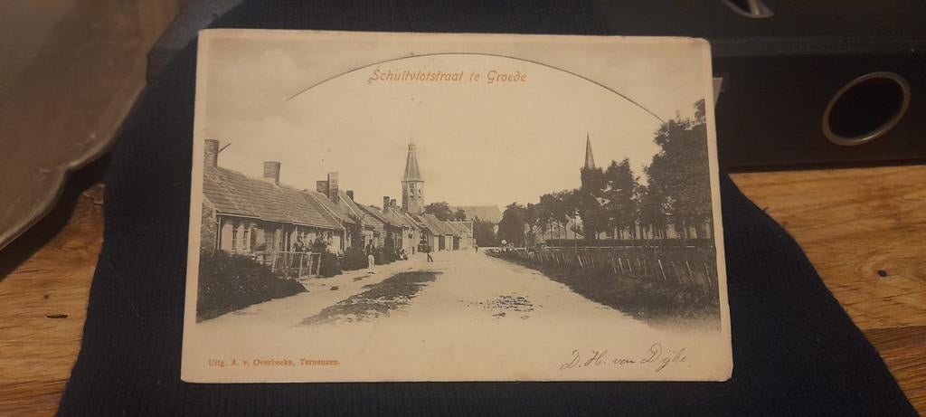 Schuitvlotstraat te Groede, Verzenden, Voor 1920, Gelopen, Zeeland