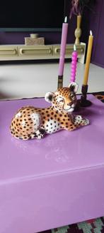 Jaren 70 luipaard keramiek,liggrnd, Ophalen