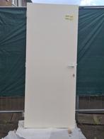 2 HELE NETTE BINNENDEUREN WARM WIT  HOOGTE 198 BREEDTE 82.5, Ophalen, Gebruikt, 80 tot 100 cm, Binnendeur