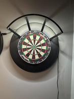 dart setup. bord, oefen bord, oche, licht, en serround, Ophalen