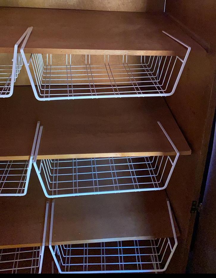 Hangmandjes voor Kledingkast nieuw opbergen wit, Huis en Inrichting, Kasten | Kledingkasten, Zo goed als nieuw, Minder dan 100 cm