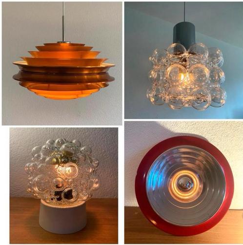 Diverse vintage lampen 70’s/ 80’s, Huis en Inrichting, Lampen | Tafellampen, Minder dan 50 cm, Ophalen of Verzenden