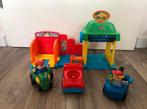 🚗 FISHER PRICE Little People garage wasstraat benzinepomp, Ophalen of Verzenden, Zo goed als nieuw, Speelset, Met geluid