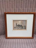 koper gravure kerk Hoogkarspel Hendrik Spilman (1721-1784), Antiek en Kunst, Kunst | Etsen en Gravures, Ophalen