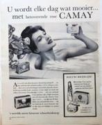 3 vintage advertenties reclames Camay zeep 58-66 schoonheid, Ophalen