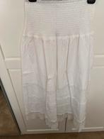 Prachtige witte lange rok broderie, Maat 38/40 (M), Wit, Ophalen of Verzenden, Zo goed als nieuw