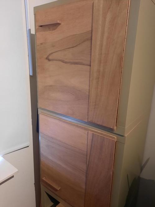 Groene kastjes, Huis en Inrichting, Kasten | Ladekasten, Gebruikt, Minder dan 100 cm, Minder dan 50 cm, 25 tot 50 cm, Overige houtsoorten