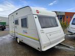 4-persoons Bürstner Fun 420TN met mover, Caravans en Kamperen, Caravans, Overige typen, Kachel, Bedrijf, Treinzit