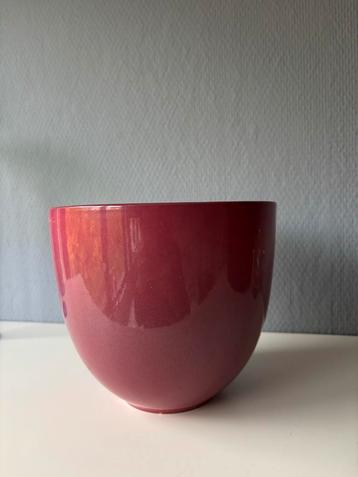 Wijnrode Bloempot - 20x17 cm beschikbaar voor biedingen
