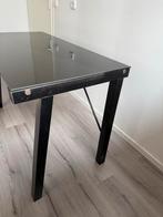 Glazen Bureau 120x60, Huis en Inrichting, Ophalen, Gebruikt, 100 tot 150 cm, Tot twee personen