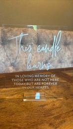 Bruiloft bord memory, Ophalen of Verzenden, Zo goed als nieuw, Versiering, Geboorte of Huwelijk