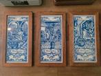 Vintage tegel set delftsblauw oud hollands merk sphinx, Ophalen of Verzenden