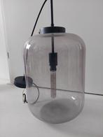 Karwei Glazen Hanglamp rookglas Juno xxl, Huis en Inrichting, Lampen | Hanglampen, Ophalen, 50 tot 75 cm, Zo goed als nieuw, Glas