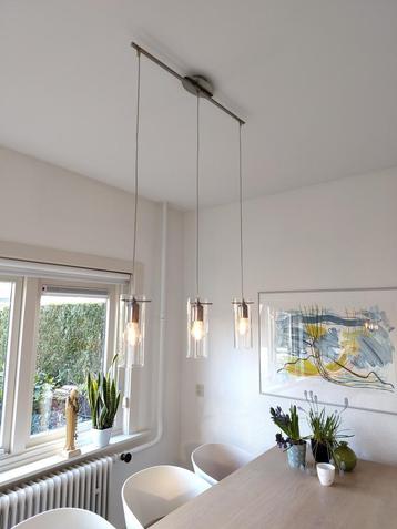 Hanglamp glas eettafel beschikbaar voor biedingen