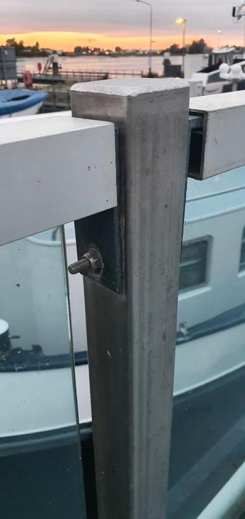 Gratis glazen windscherm, terrasafscheiding,  beschikbaar voor biedingen