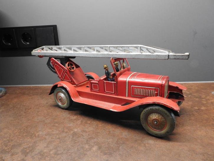 Distler Brandweer auto, Antiek en Kunst, Antiek | Speelgoed, Ophalen of Verzenden