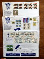 Canada, 3 x grote Airmail Enveloppen met veel zegels