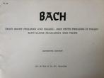 J.S. Bach - 8 Kleine Praeludien und Fugen, Orgel, Gebruikt, Ophalen of Verzenden, Artiest of Componist