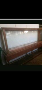 Antieke Duitse Museumkast Vitrinekast toonbank, Huis en Inrichting, Kasten | Vitrinekasten, Antiek, Glas, 100 tot 150 cm, 150 tot 200 cm