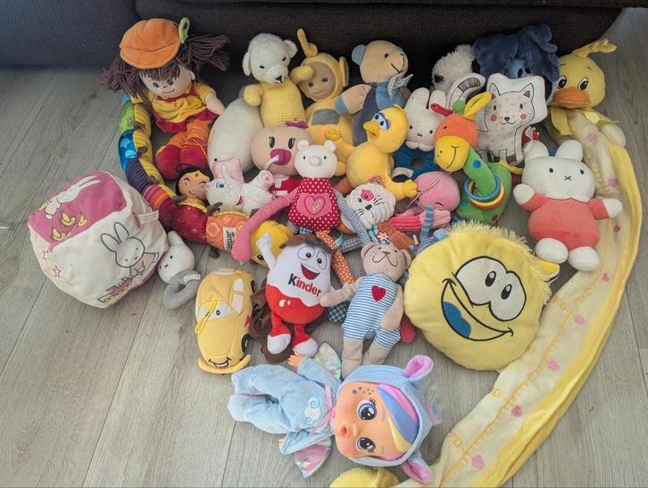 Grote verzameling knuffels, Kinderen en Baby's, Speelgoed | Knuffels en Pluche, Gebruikt, Overige typen, Ophalen of Verzenden
