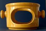 Vintage Jasba fondue rechaud van keramiek, okergeel, Ophalen of Verzenden, Keramiek