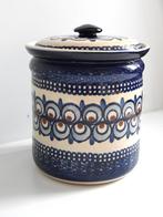 Mooie hand beschilderde aardewerken pot in goede staat, Keramiek, Overige typen, Ophalen of Verzenden, Zo goed als nieuw