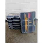 6 Nieuwe SORTEERKOFFERS afmeting: 312 x 238 x 51 mm Blauw, Ophalen, Nieuw