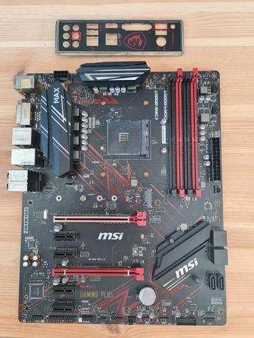 MSI B450 Gaming Plus - AM4 / DDR4 (beschadigd) beschikbaar voor biedingen